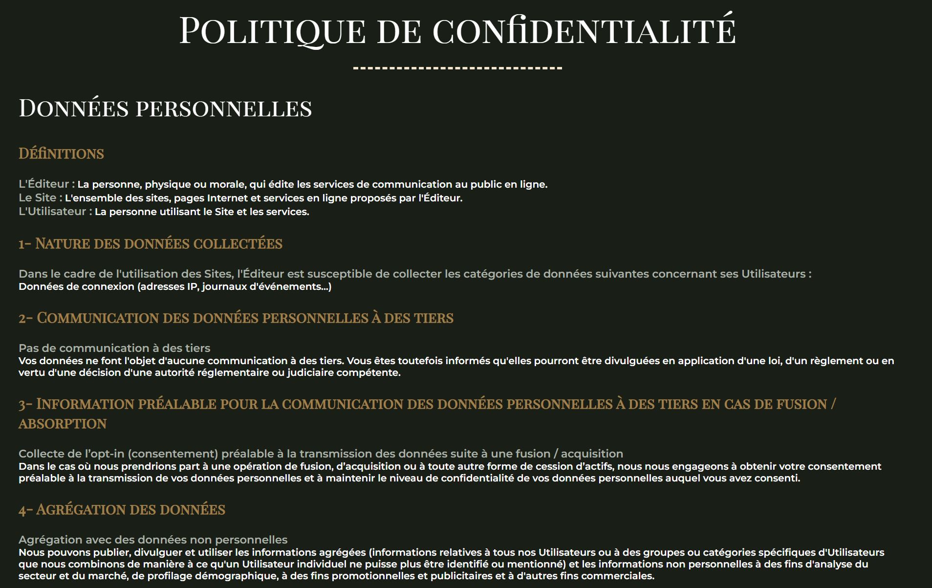 politique_confidentialité
